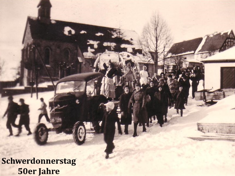 Schwerdonnerstag 50 er Jahre